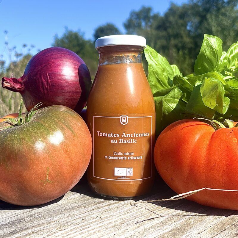 Coulis Tomates Anciennes au Basilic
